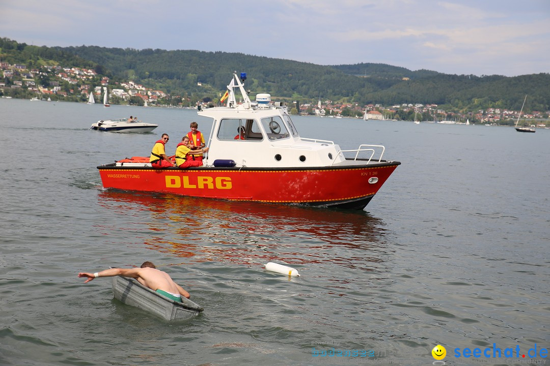 Badewannenrennen DLRG: Bodman-Ludwigshafen am Bodensee, 10.08.2014