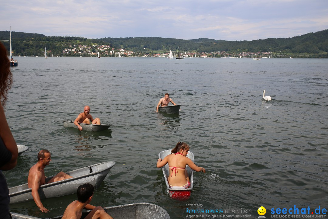 Badewannenrennen DLRG: Bodman-Ludwigshafen am Bodensee, 10.08.2014