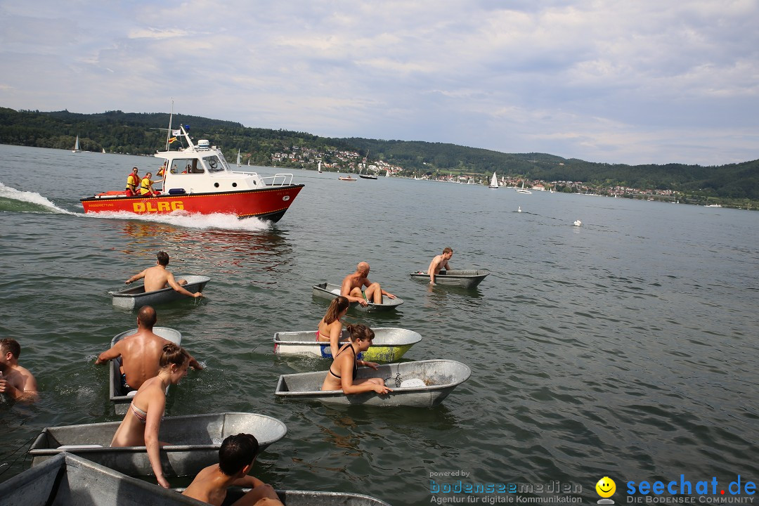 Badewannenrennen DLRG: Bodman-Ludwigshafen am Bodensee, 10.08.2014