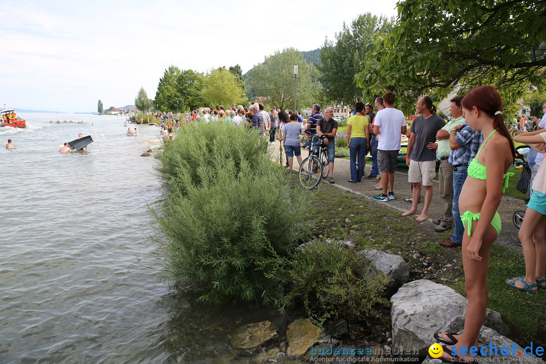 Badewannenrennen DLRG: Bodman-Ludwigshafen am Bodensee, 10.08.2014