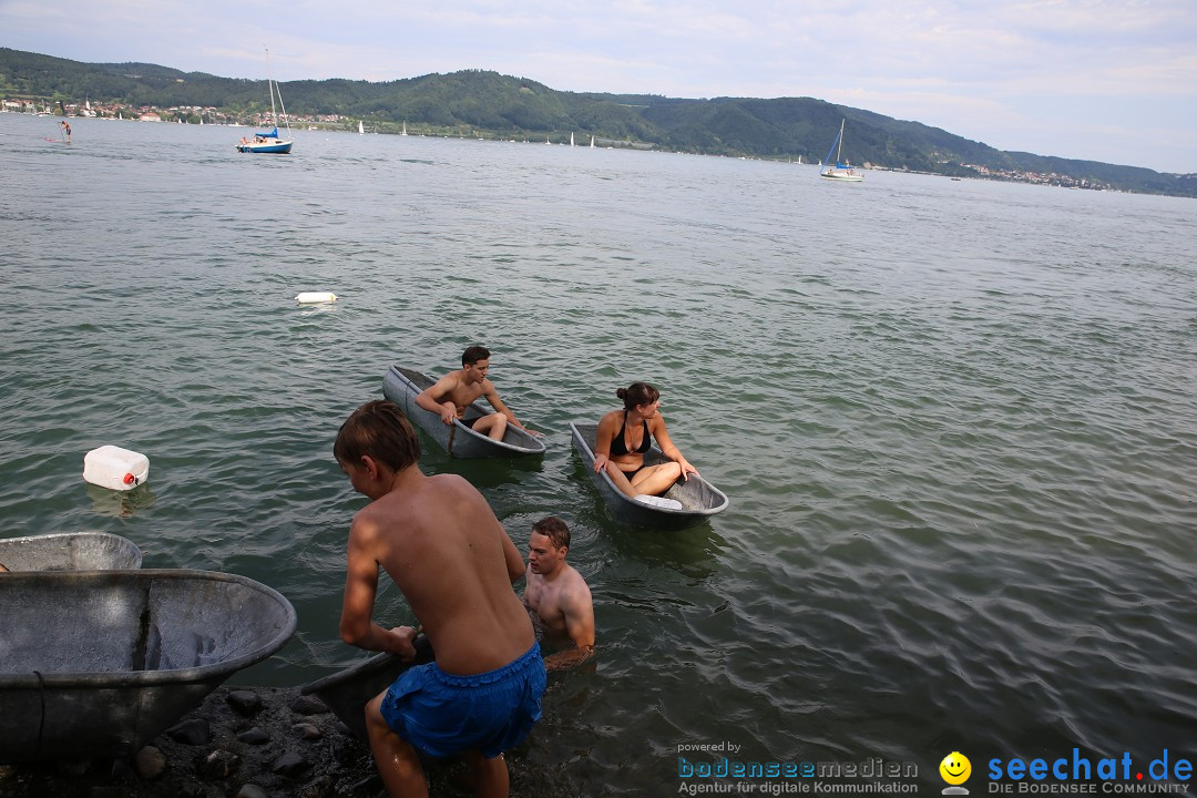 Badewannenrennen DLRG: Bodman-Ludwigshafen am Bodensee, 10.08.2014