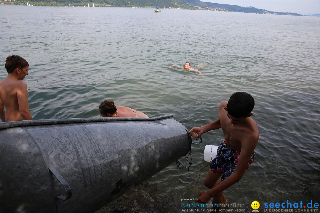 Badewannenrennen DLRG: Bodman-Ludwigshafen am Bodensee, 10.08.2014