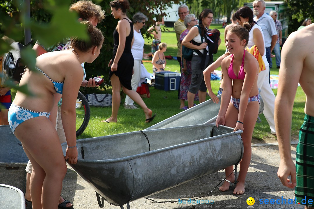 Badewannenrennen DLRG: Bodman-Ludwigshafen am Bodensee, 10.08.2014