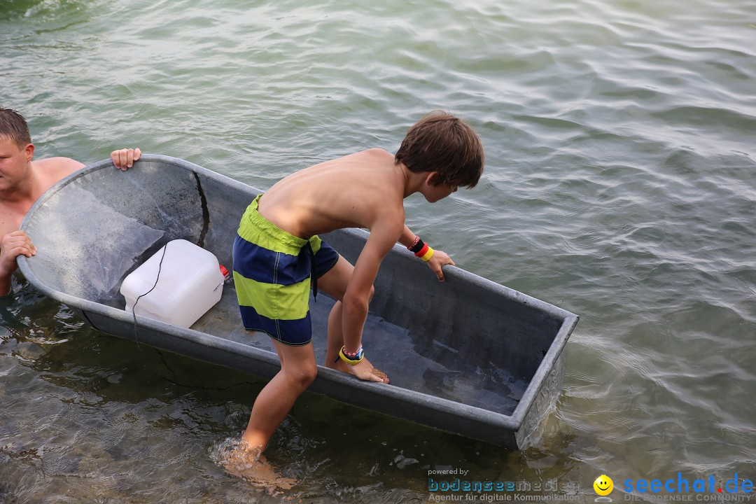 Badewannenrennen DLRG: Bodman-Ludwigshafen am Bodensee, 10.08.2014