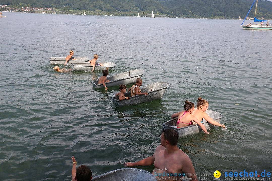 Badewannenrennen DLRG: Bodman-Ludwigshafen am Bodensee, 10.08.2014