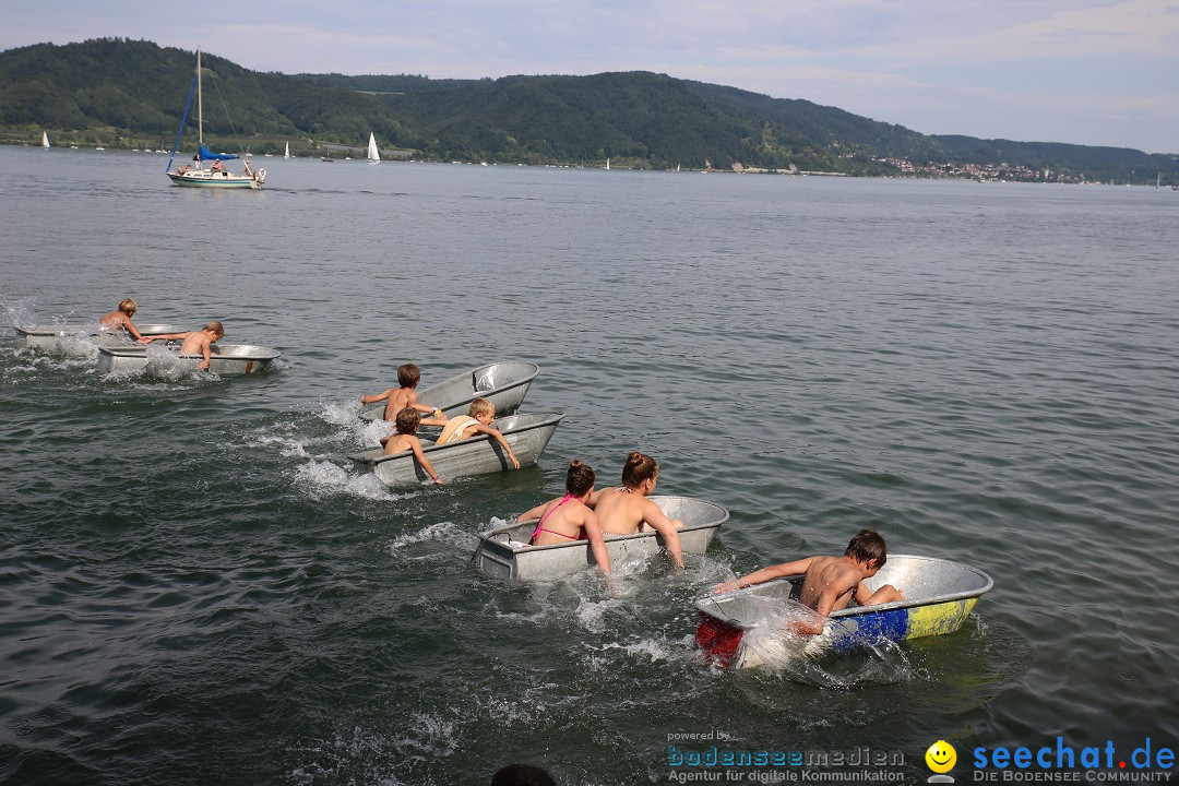 Badewannenrennen DLRG: Bodman-Ludwigshafen am Bodensee, 10.08.2014