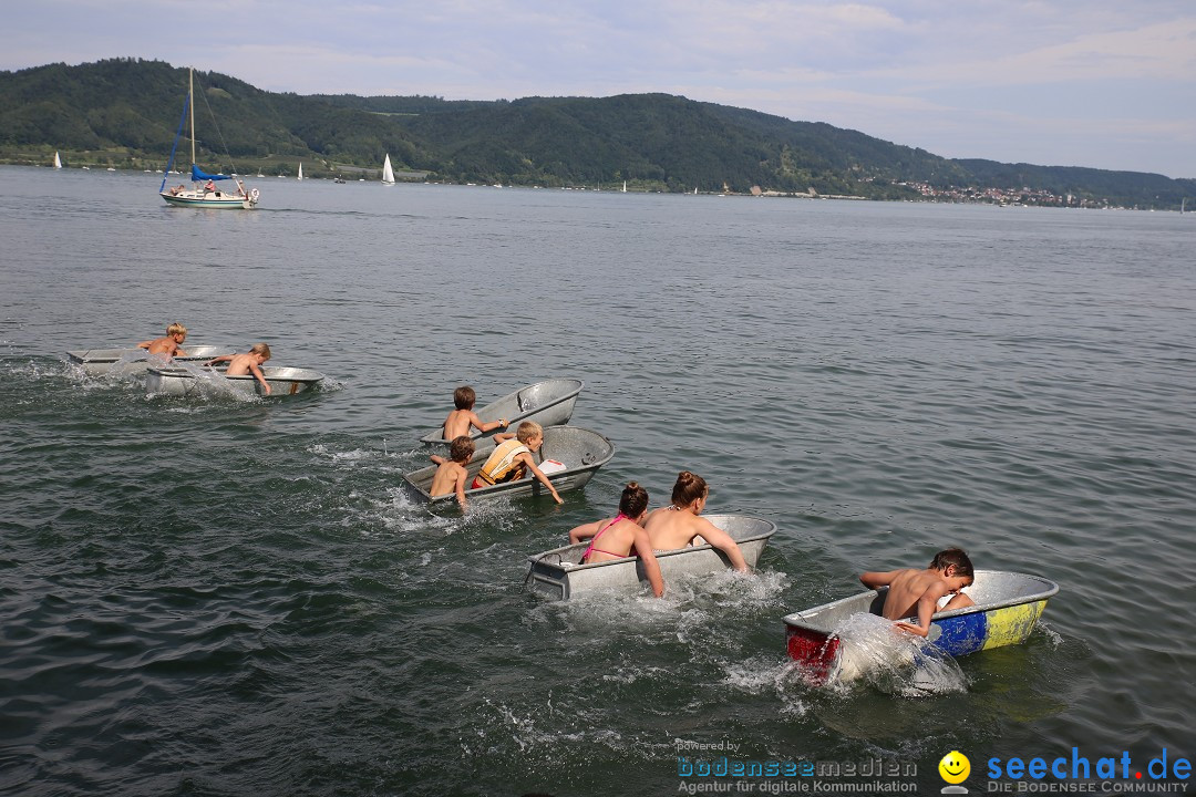 Badewannenrennen DLRG: Bodman-Ludwigshafen am Bodensee, 10.08.2014