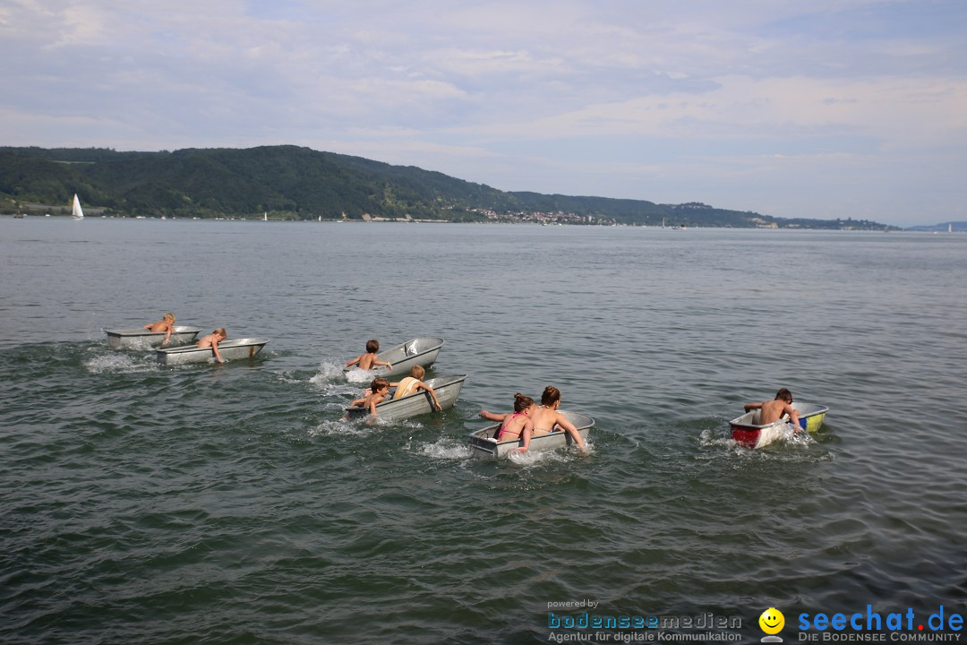 Badewannenrennen DLRG: Bodman-Ludwigshafen am Bodensee, 10.08.2014