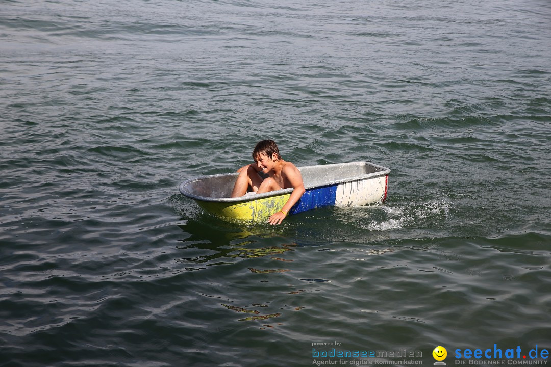 Badewannenrennen DLRG: Bodman-Ludwigshafen am Bodensee, 10.08.2014