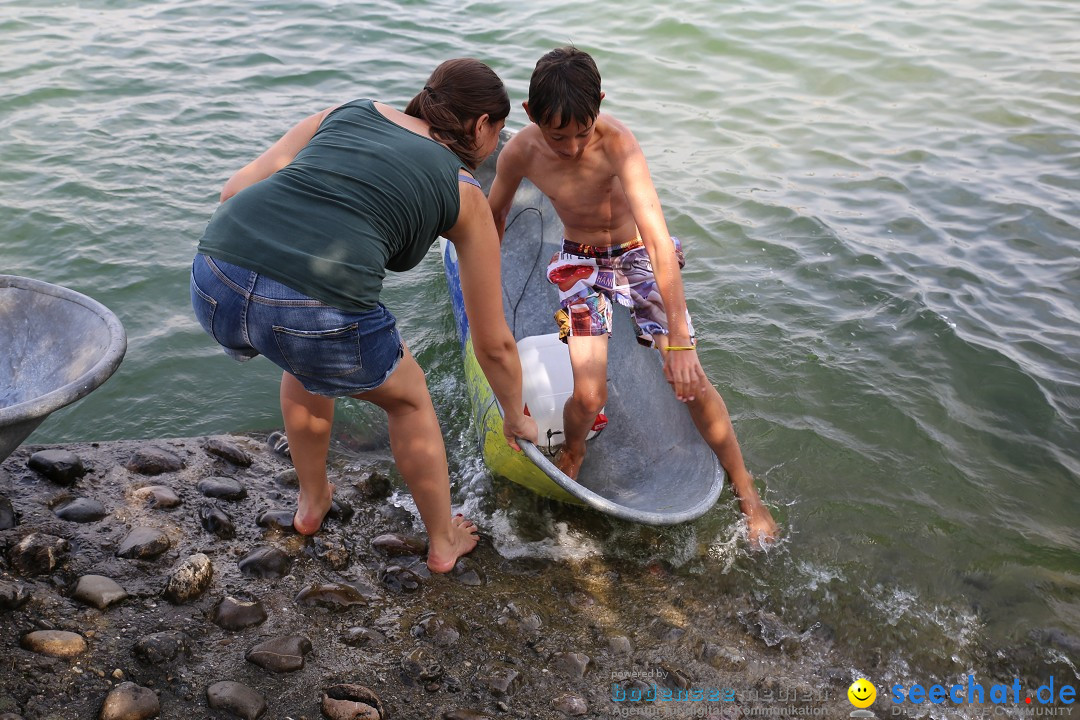 Badewannenrennen DLRG: Bodman-Ludwigshafen am Bodensee, 10.08.2014