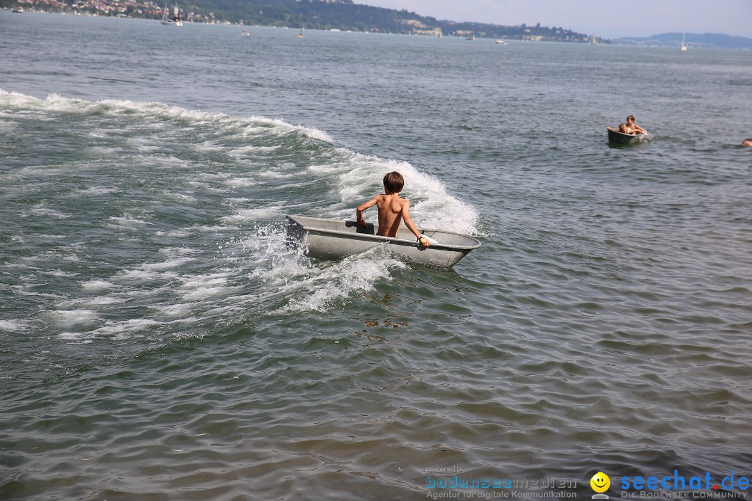 Badewannenrennen DLRG: Bodman-Ludwigshafen am Bodensee, 10.08.2014