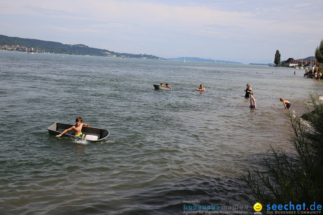 Badewannenrennen DLRG: Bodman-Ludwigshafen am Bodensee, 10.08.2014