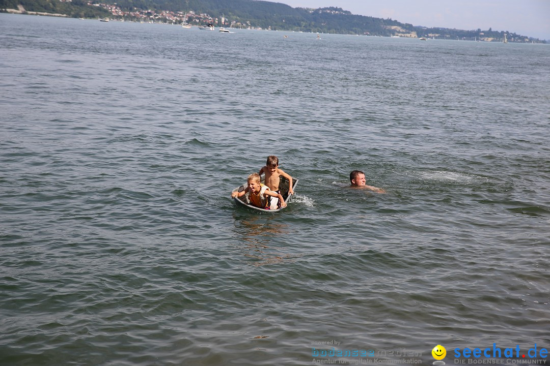 Badewannenrennen DLRG: Bodman-Ludwigshafen am Bodensee, 10.08.2014