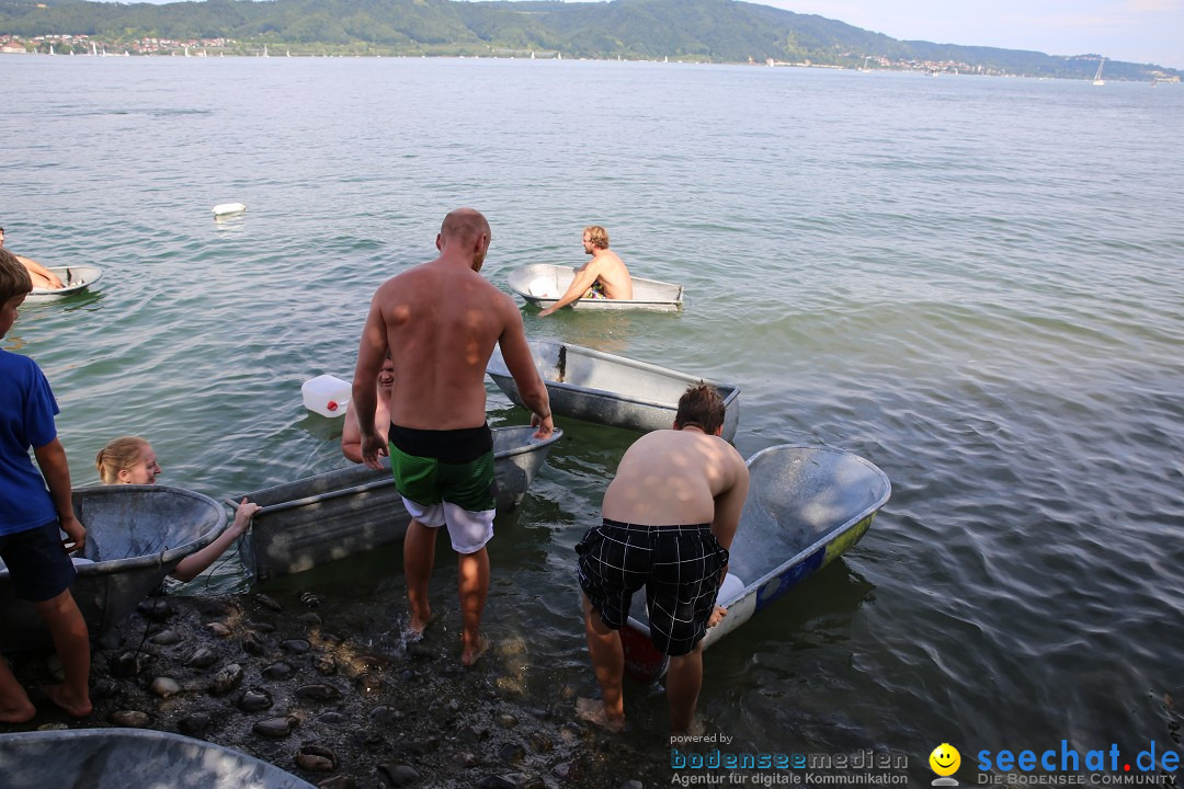 Badewannenrennen DLRG: Bodman-Ludwigshafen am Bodensee, 10.08.2014