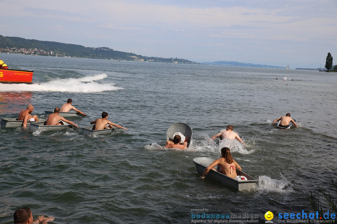 Badewannenrennen DLRG: Bodman-Ludwigshafen am Bodensee, 10.08.2014