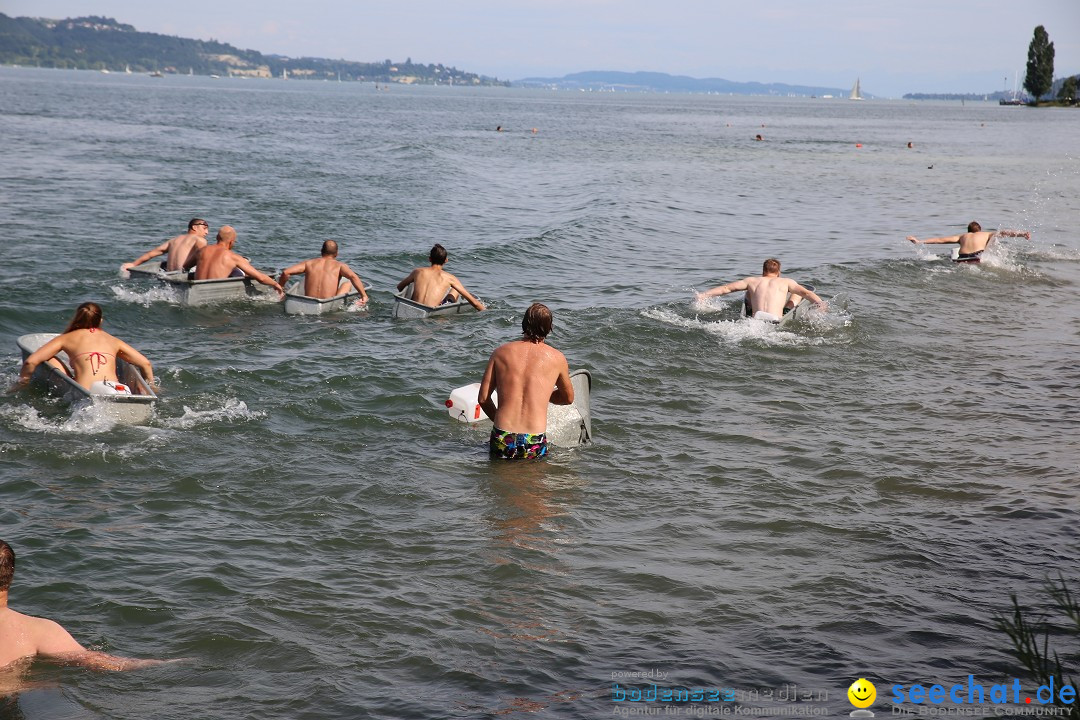 Badewannenrennen DLRG: Bodman-Ludwigshafen am Bodensee, 10.08.2014