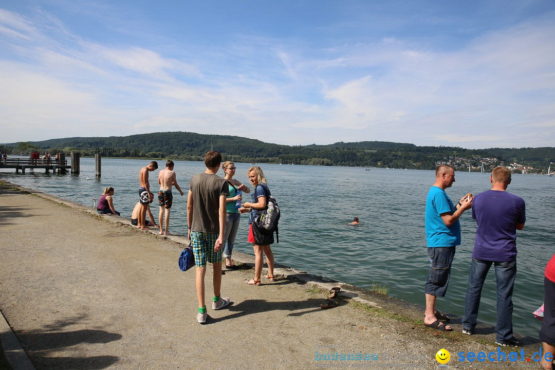 Badewannenrennen DLRG: Bodman-Ludwigshafen am Bodensee, 10.08.2014