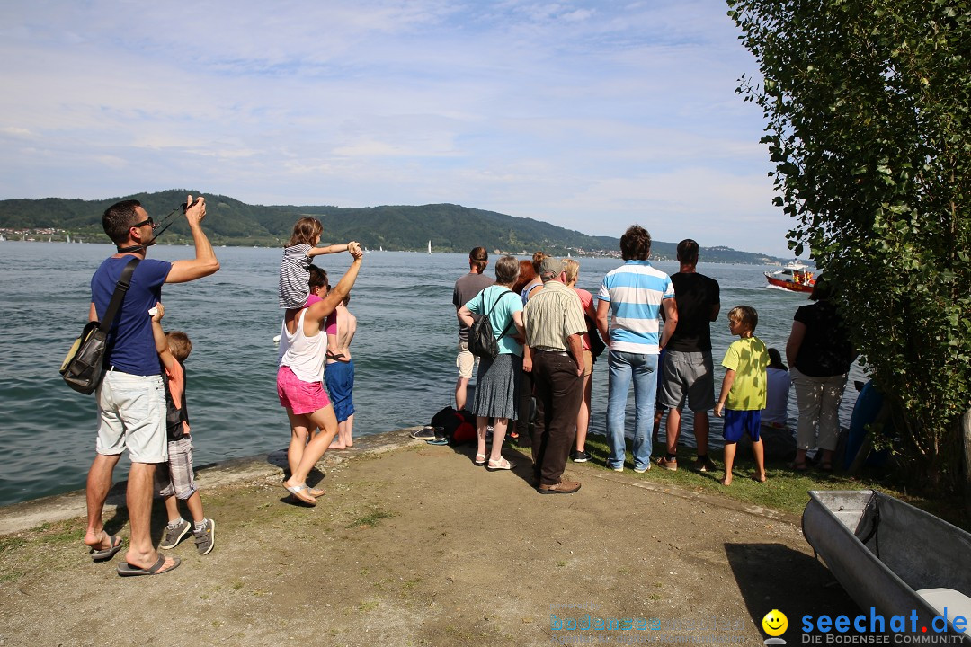 Badewannenrennen DLRG: Bodman-Ludwigshafen am Bodensee, 10.08.2014