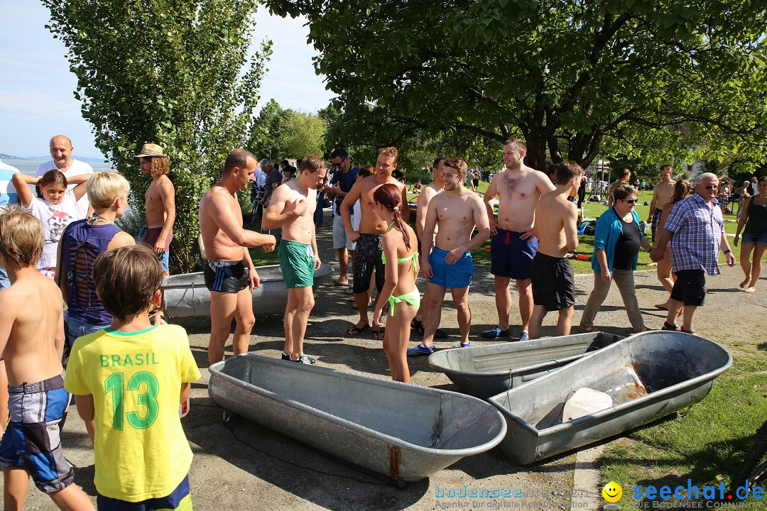 Badewannenrennen DLRG: Bodman-Ludwigshafen am Bodensee, 10.08.2014