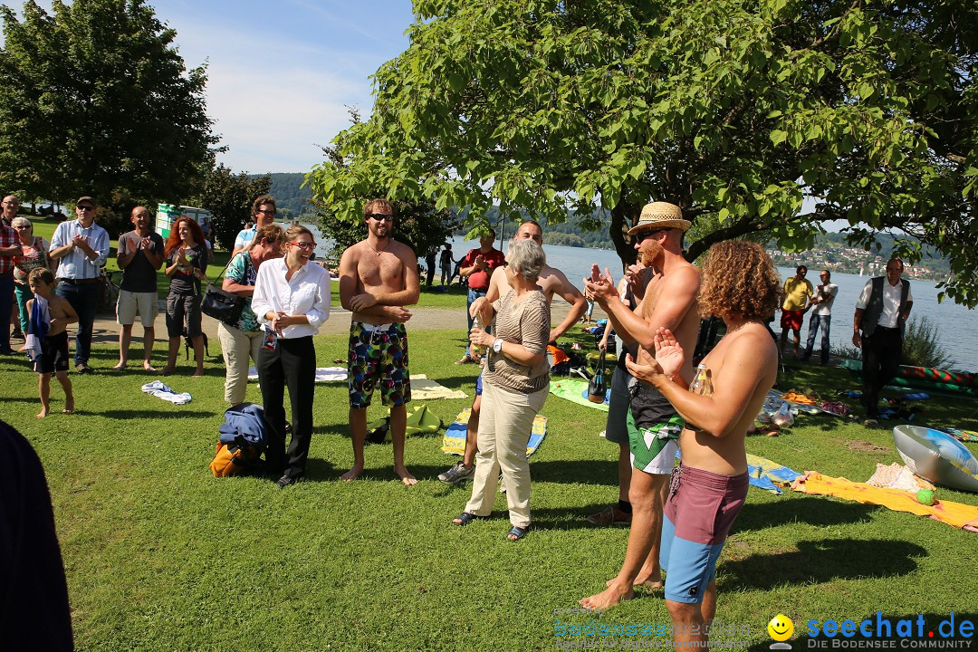 Badewannenrennen DLRG: Bodman-Ludwigshafen am Bodensee, 10.08.2014