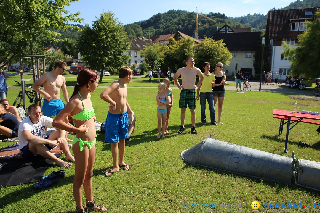 Badewannenrennen DLRG: Bodman-Ludwigshafen am Bodensee, 10.08.2014