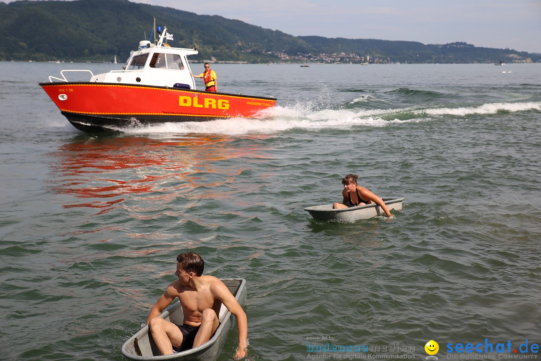 Badewannenrennen DLRG: Bodman-Ludwigshafen am Bodensee, 10.08.2014