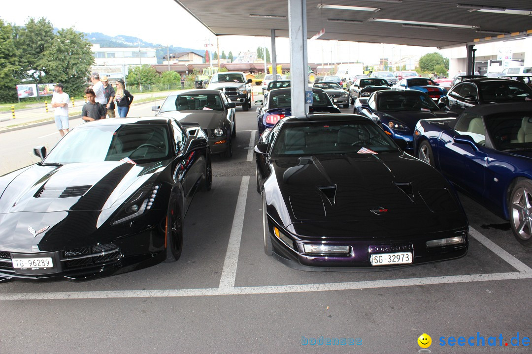 2. US Car Treffen: St. Margrethen am Bodensee, 10.08.2014