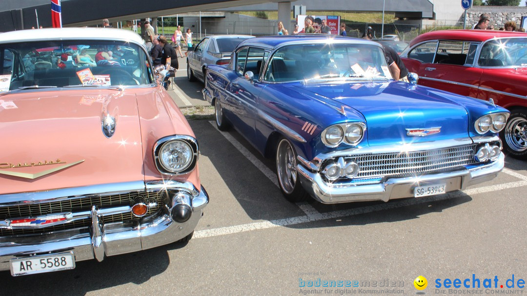 2. US Car Treffen: St. Margrethen am Bodensee, 10.08.2014