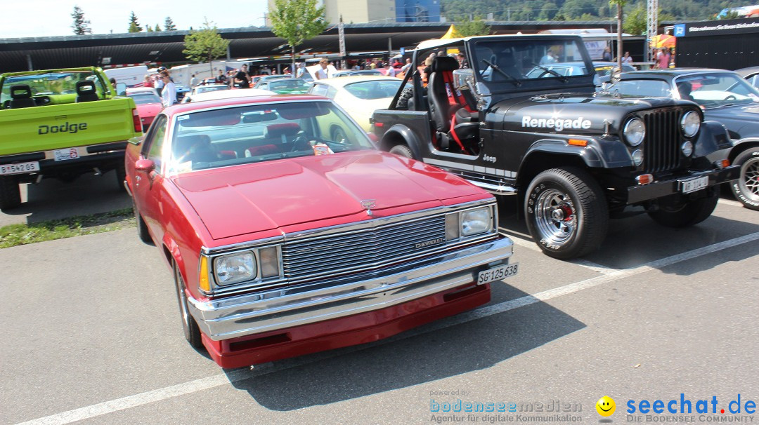 2. US Car Treffen: St. Margrethen am Bodensee, 10.08.2014