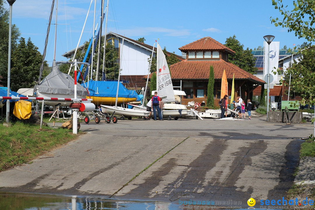 Bodensee Breitenquerung, Patrick und Uli: Romanshorn - FN, 12.08.2014