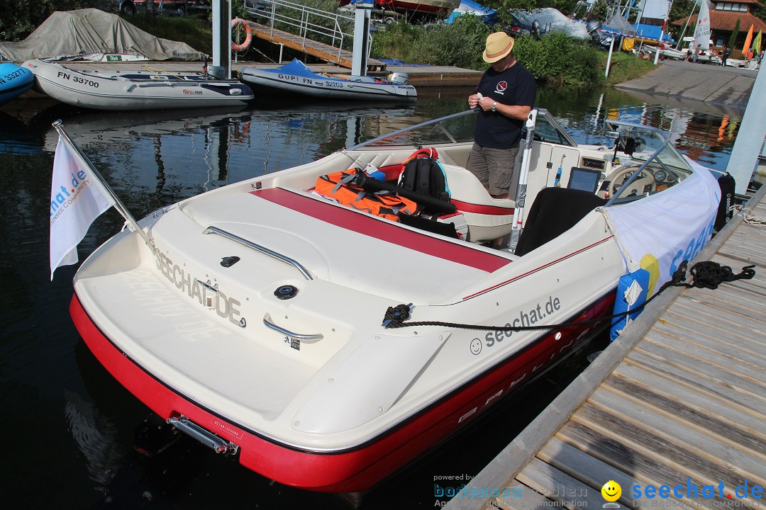 Bodensee Breitenquerung, Patrick und Uli: Romanshorn - FN, 12.08.2014