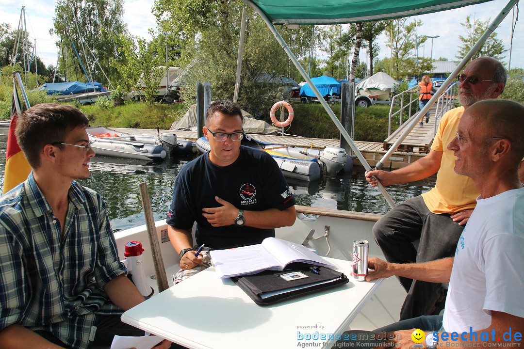 Bodensee Breitenquerung, Patrick und Uli: Romanshorn - FN, 12.08.2014