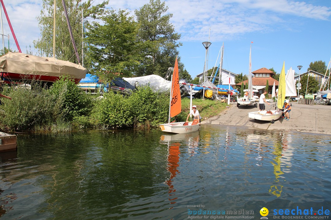 Bodensee Breitenquerung, Patrick und Uli: Romanshorn - FN, 12.08.2014