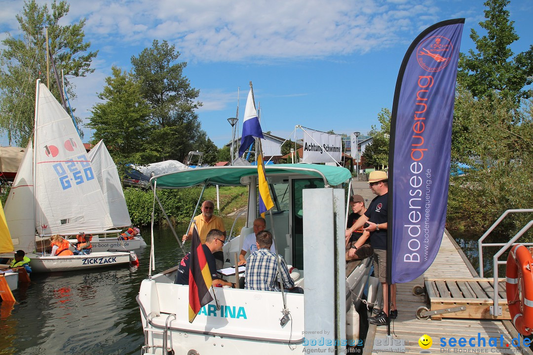 Bodensee Breitenquerung, Patrick und Uli: Romanshorn - FN, 12.08.2014