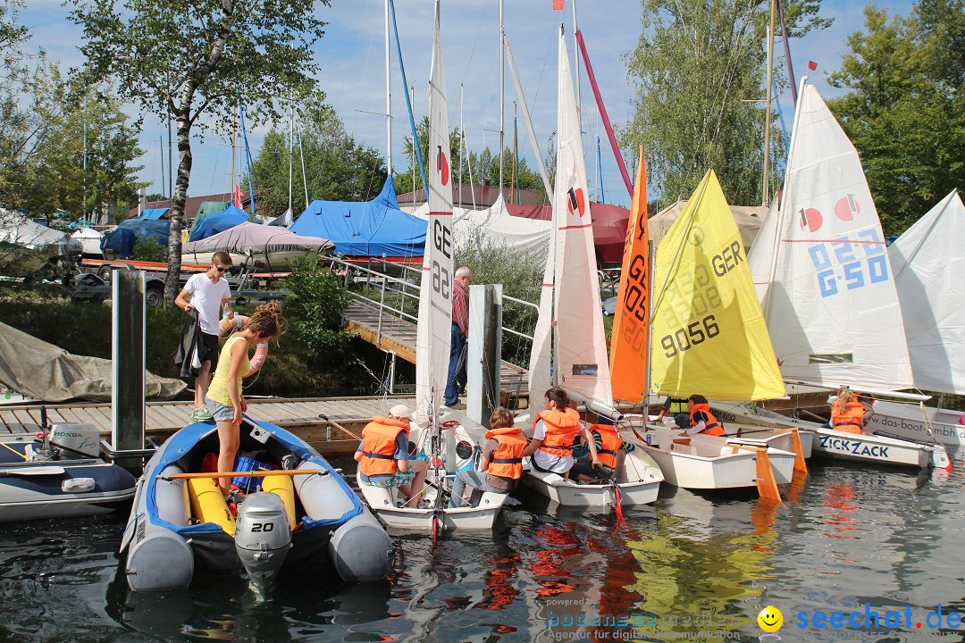 Bodensee Breitenquerung, Patrick und Uli: Romanshorn - FN, 12.08.2014