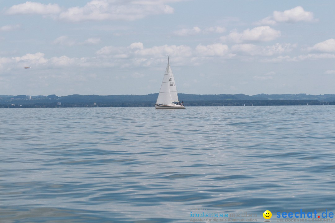 Bodensee Breitenquerung, Patrick und Uli: Romanshorn - FN, 12.08.2014