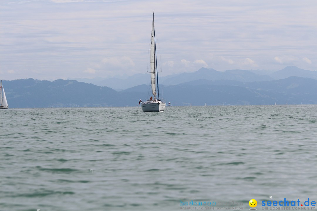 Bodensee Breitenquerung, Patrick und Uli: Romanshorn - FN, 12.08.2014