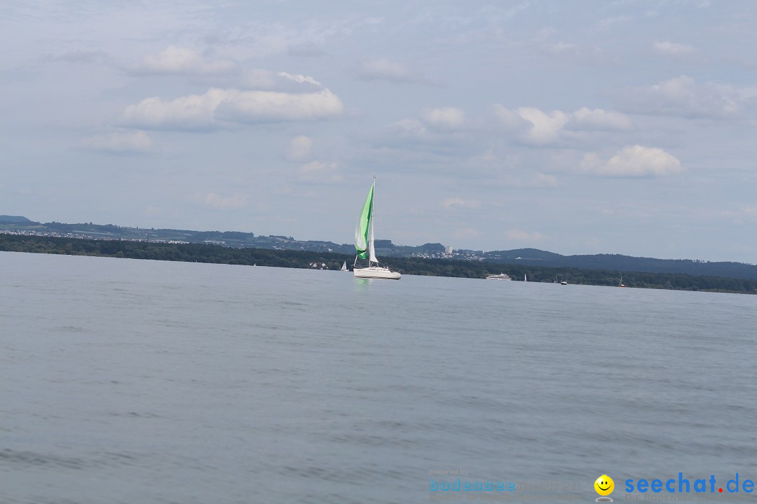 Bodensee Breitenquerung, Patrick und Uli: Romanshorn - FN, 12.08.2014