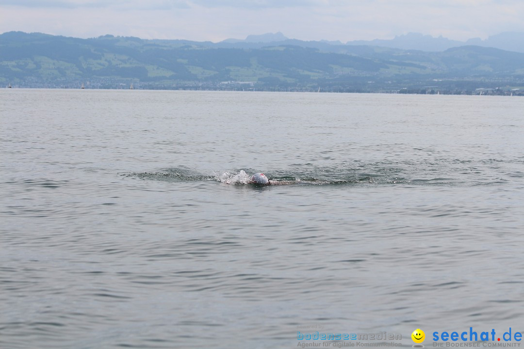 Bodensee Breitenquerung, Patrick und Uli: Romanshorn - FN, 12.08.2014