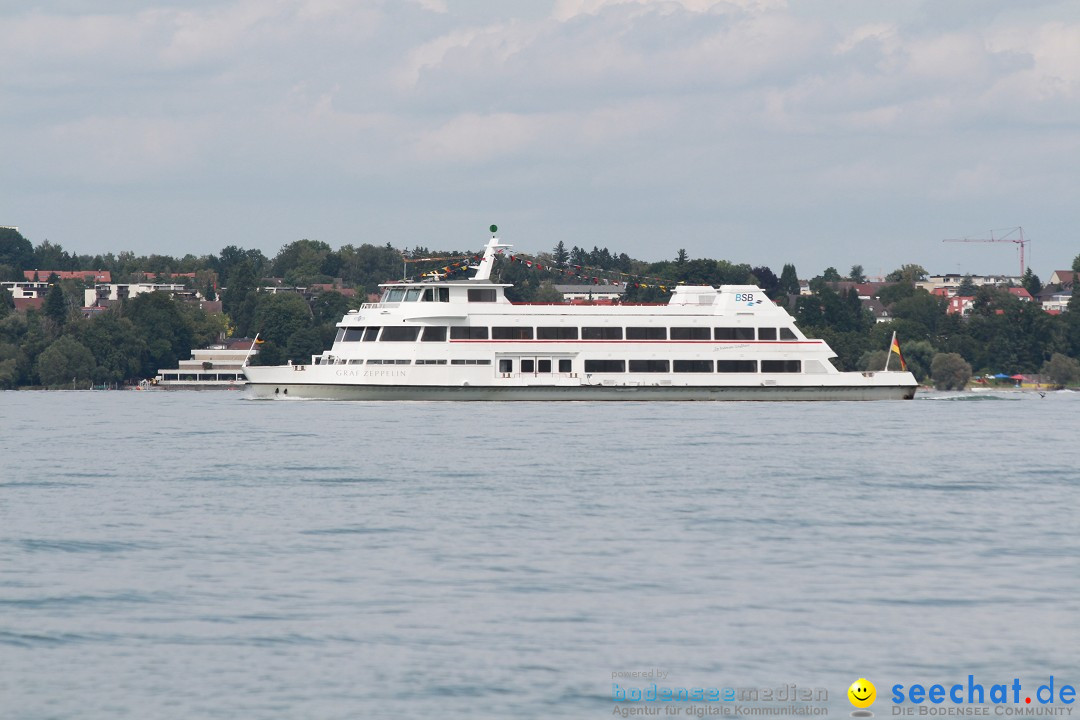 Bodensee Breitenquerung, Patrick und Uli: Romanshorn - FN, 12.08.2014