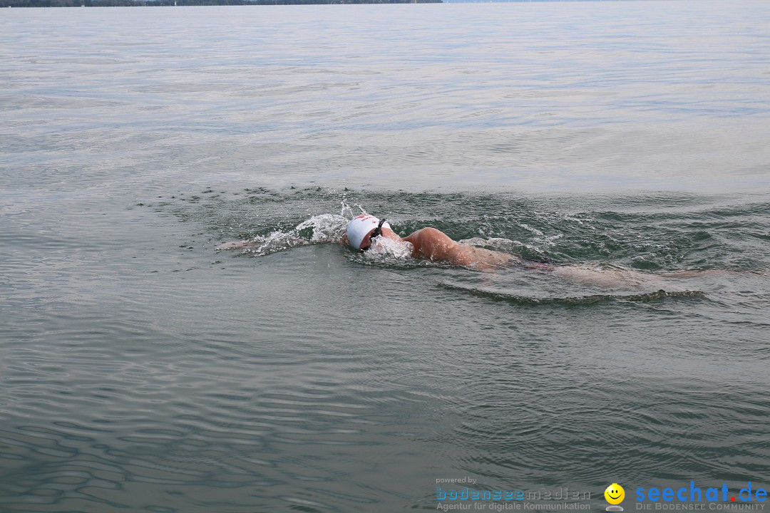 Bodensee Breitenquerung, Patrick und Uli: Romanshorn - FN, 12.08.2014