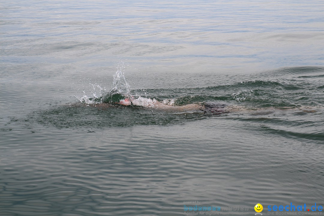 Bodensee Breitenquerung, Patrick und Uli: Romanshorn - FN, 12.08.2014