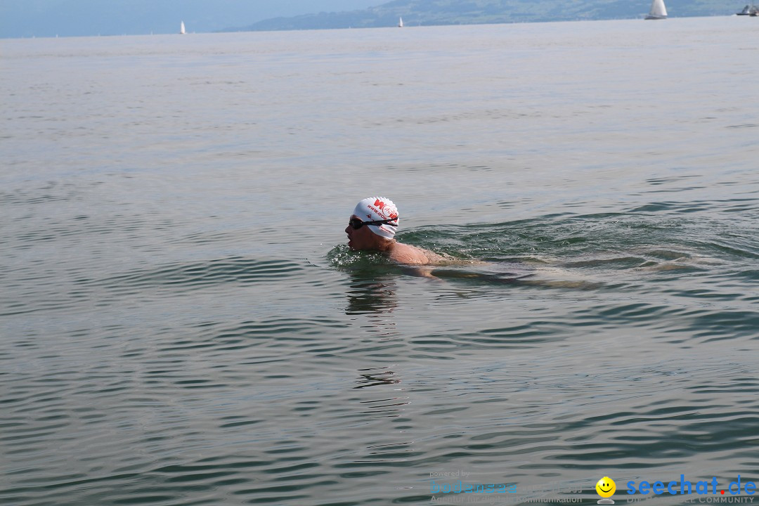 Bodensee Breitenquerung, Patrick und Uli: Romanshorn - FN, 12.08.2014