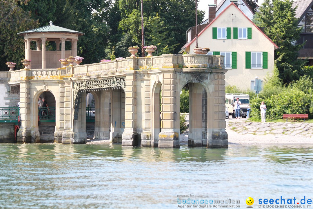 Bodensee Breitenquerung, Patrick und Uli: Romanshorn - FN, 12.08.2014