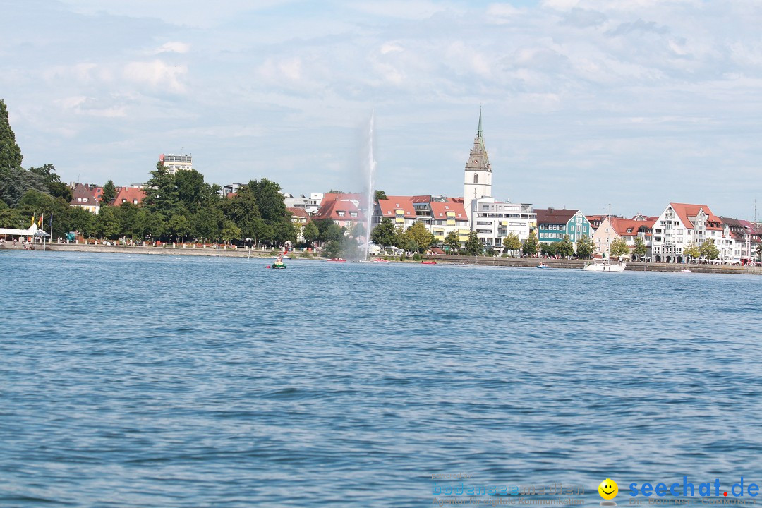 Bodensee Breitenquerung, Patrick und Uli: Romanshorn - FN, 12.08.2014