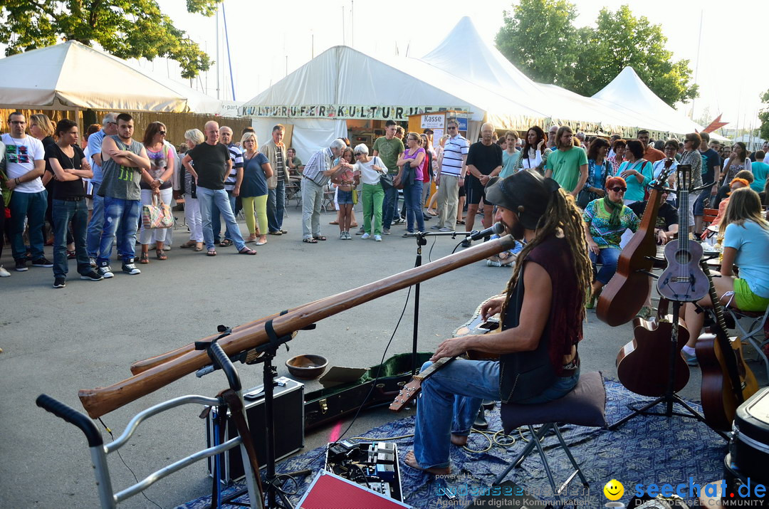 Kulturufer mit Kunsthandwerk: Friedrichshafen am Bodensee, 10.08.2014