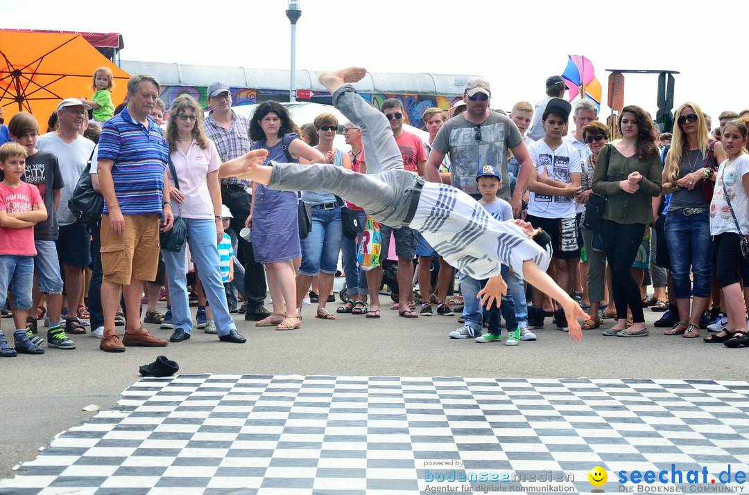 Kulturufer mit Kunsthandwerk: Friedrichshafen am Bodensee, 10.08.2014