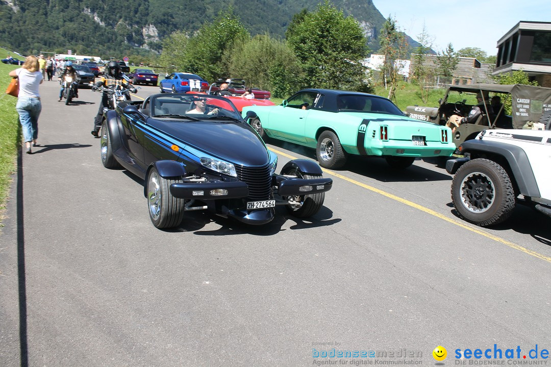 Burn Out Us-Car &amp;amp;amp;amp;amp; Bike Festival: Schweiz - Mollis, 17.08.2014