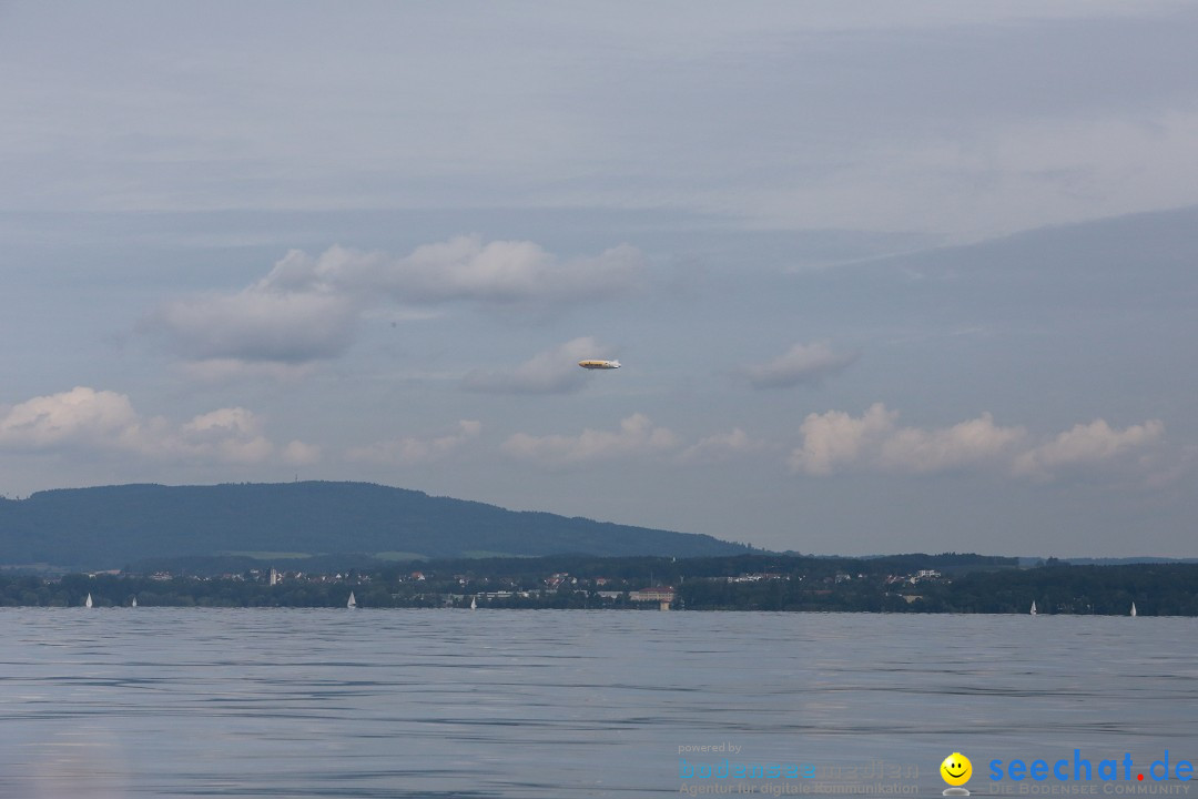 Bodenseequerung mit seechat.de Begleitboot: Jacque: Friedrichshafen, 25.08.