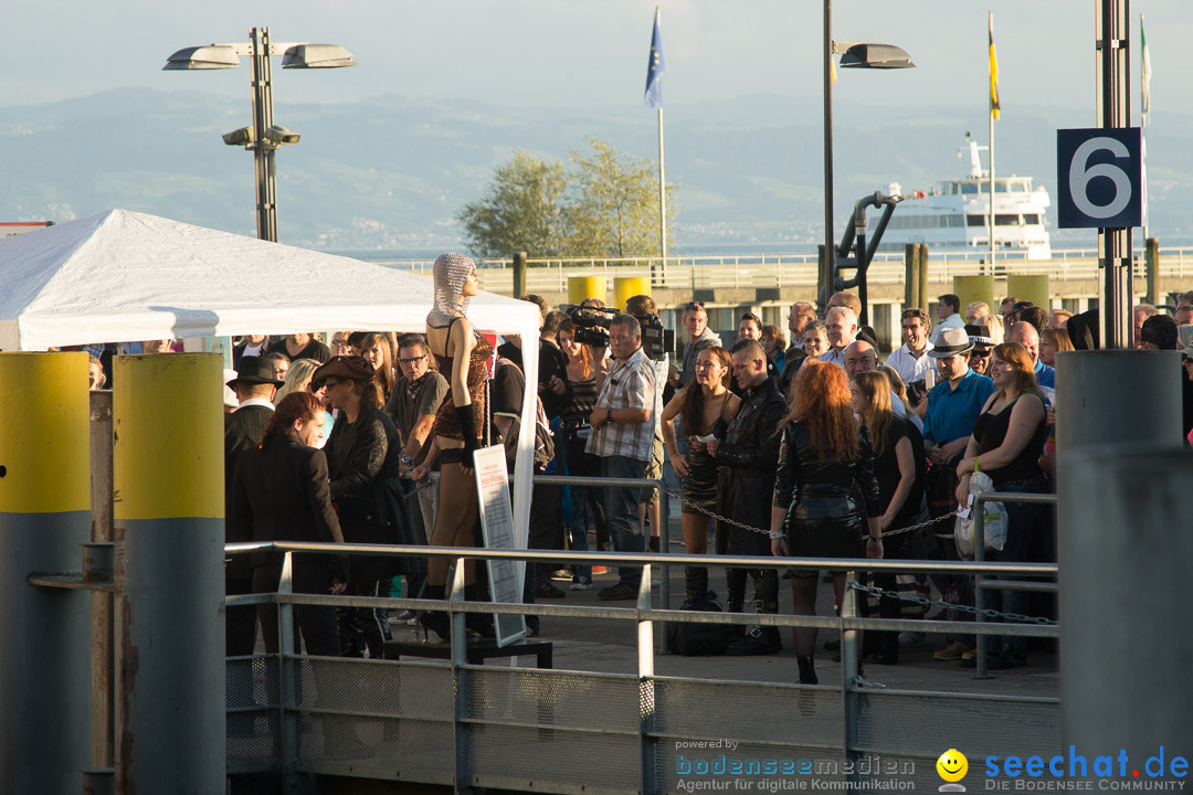 Black and White Partyschiff: Friedrichshafen am Bodensee, 30.08.2014